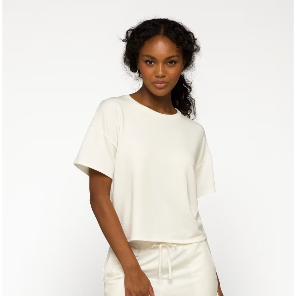 Threads 4 Thought Shaina Modal Terry Tee – Off White – Women's Medium – NWT